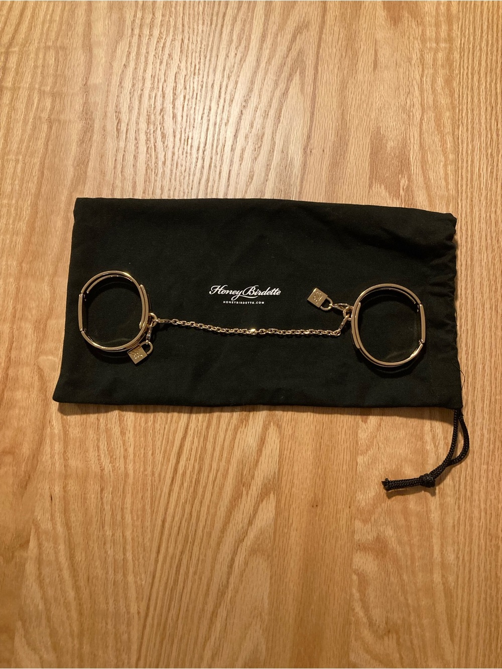 Honey Birdette Gold Bracelet Cuffs - Picture 5 of 5